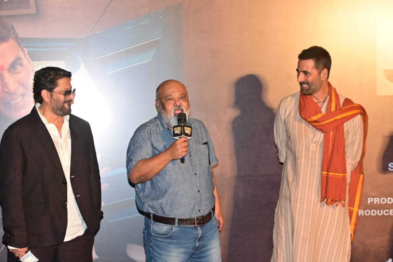 Jolly LLB 3 trailer launch event took place in Kanpur today where Akshay Kumar, Arshad Warsi and Saurabh Shukla were present. The actors indulged in fun banter with media. 
